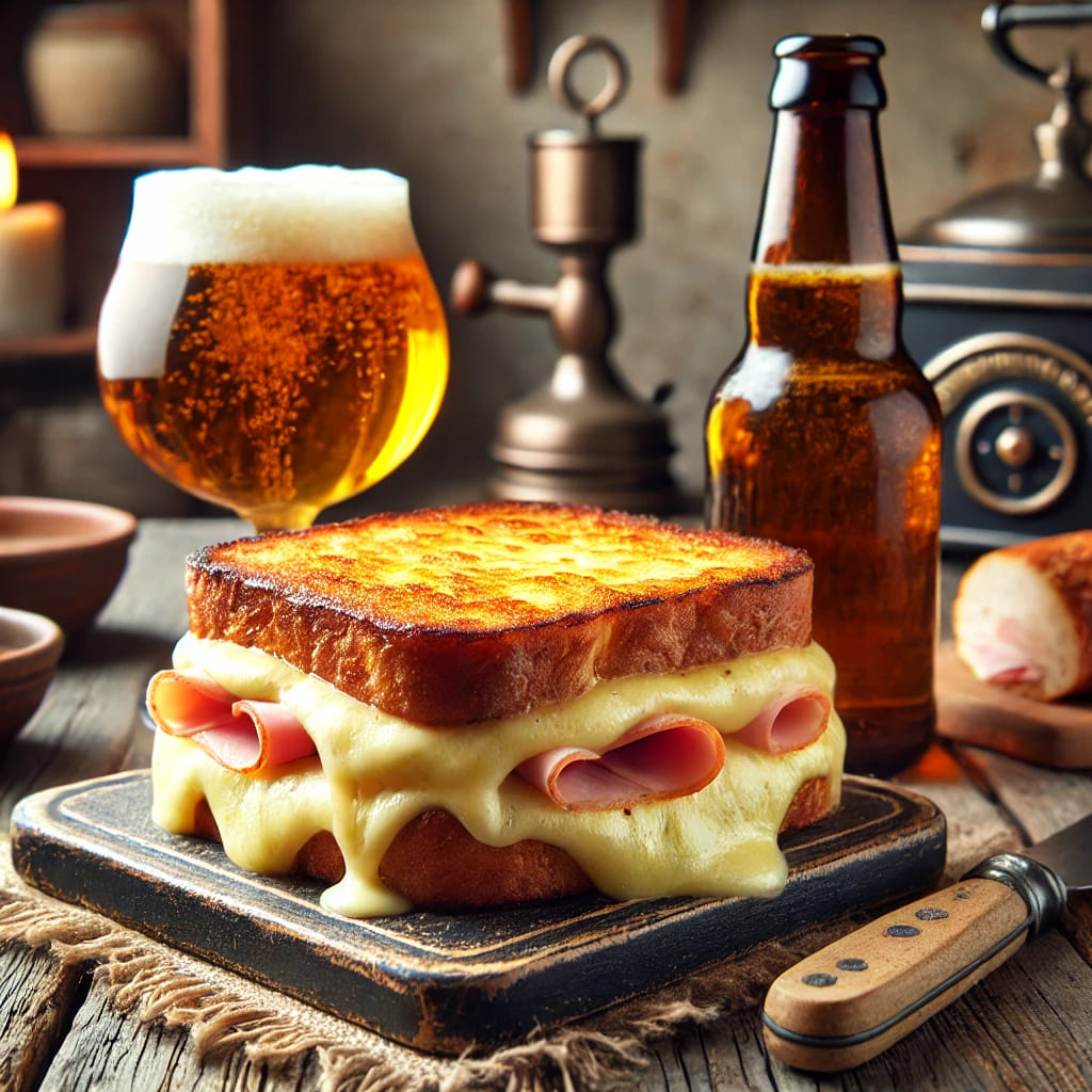 Croque monsieur à la Maroillotine des flandres